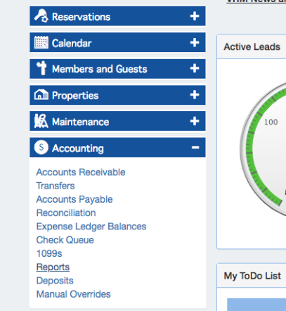 Monthly Income Per Property | Virtual Resort Manager