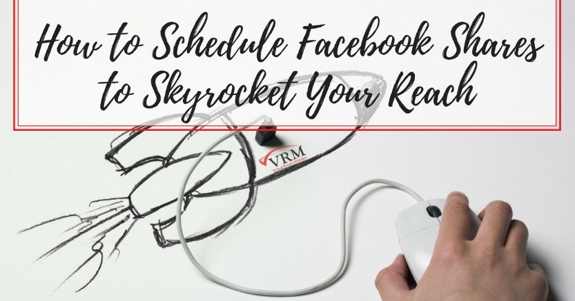 How to schedule Facebook shares for your vacation rental management company.